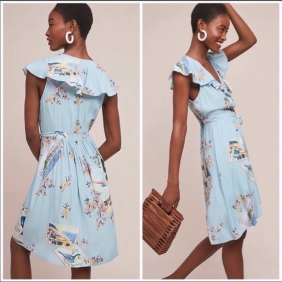 Anthropologie Dresses & Skirts - Anthropologie Maeve rosalia floral postcard dress